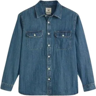 Levi's Hombre, Camisas, Azul, Talla: M