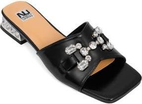 Ninety Union Charm Crystal Embellished Sandal in Black at Nordstrom Rack, Size 13