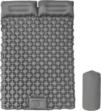 OEM Colch&oacute;n Hinchable De Camping Para 2 Personas - Esterilla Port&aacute;til Para Dormir, Ideal Para Acampar, Hacer Senderismo, Escalar Y Hacer Picnics