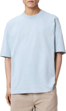 AllSaints Odyssey Cotton Graphic T-Shirt in Salton Blue at Nordstrom, Size Xx-Large