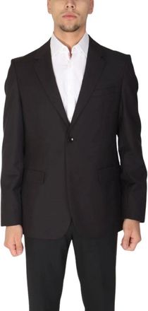 HUGO BOSS Jassen > Blazers - Heren - Blazers - Zwart - XL - Leer - Jassen