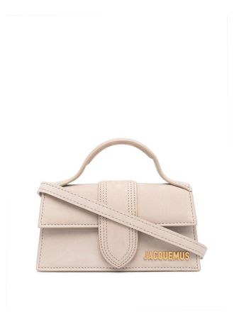 Jacquemus Le Bambino leather tote bag - women - Calf Suede - One Size - Neutrals
