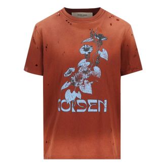 Golden Goose T-Shirts, female, Red, Size: XS Golden Goose T-shirts and Polos