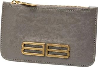 Balenciaga Pre-owned Wallets, unisex, Gray, Size: ONE SIZE Pre-owned Leather Wallet