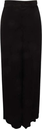Emma & Gaia 34Bp 047 Wijde Broek - Dames - Wijde Broeken - Zwart - L - Broeken