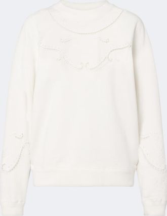 Isabel Marant Vella embroidered cotton sweatshirt
