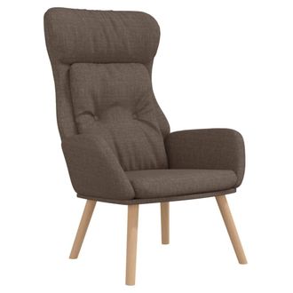 vidaXL Sill&oacute;n De Relax De Tela Gris Taup&eacute; Vidaxl