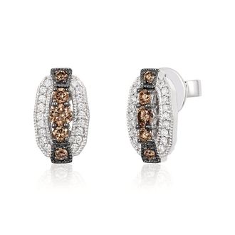 Le Vian Ladies Chocolate Diamonds Earrings set in 14K Vanilla Gold