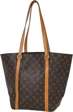 Louis Vuitton Brown Monogram Shoulder Bag Tote Bag (Pre-Owned)