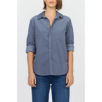 Dear John Denim Galina Relaxed Button Up Shirt in Vintage Indigo at Nordstrom, Size X-Small