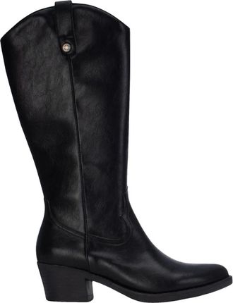 Refresh High-Top Ritslaars - Dames - Cowboylaarzen - Zwart - 38 EU - Schoenen