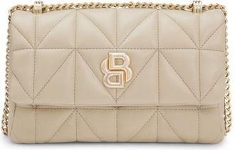 BOSS Quilted shoulder bag with Double B monogram