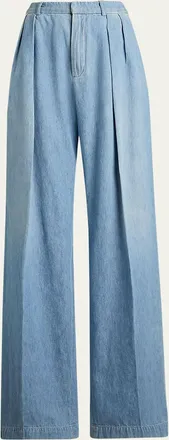 Ralph Lauren Collection Livie Cotton Denim Pants