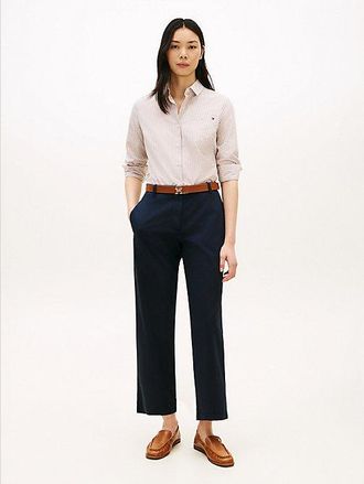 Tommy Hilfiger Washed Slim Straight Leg Chinos
