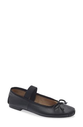 Tony Bianco Caspian Mary Jane Flat in Black Nappa at Nordstrom, Size 7.5