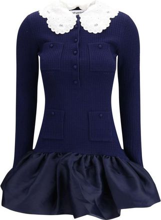 Self Portrait Viscose Cocktail Womens Dress