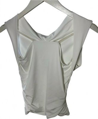 RD Style Womens Tank Second Skin Fabric Top In White