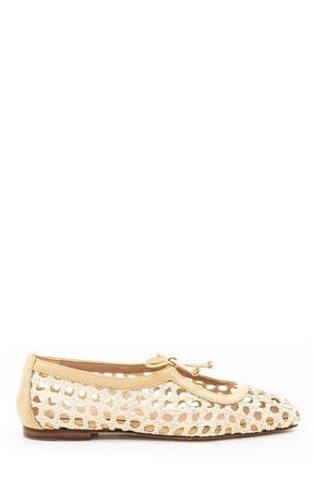 Andrea Gomez Amelia Raffia Ballet Flat in Natural Raffia at Nordstrom, Size 40.5