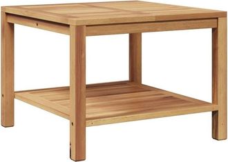 vidaXL Vidaxl - Mesa De Caf&eacute; Marr&oacute;n 60 X 60 X 45 Cm Madera De Teca Maciza
