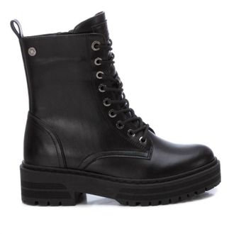 Xti Womens Combat Booties In Black