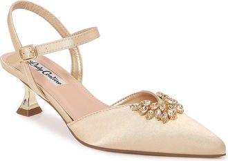 Lady Couture Classy Pointed Toe Pump in Gold at Nordstrom Rack, Size 10