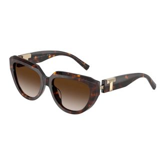 Tiffany & Co. Tf 4238U Zonnebril - Dames - Zonnebrillen - Bruin - 55 MM - Accessoires