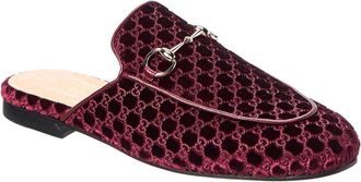 Gucci Princetown Gg Velvet Mule