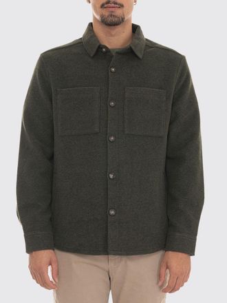 Barbour Giacca camicia in misto lana con tasche a toppa