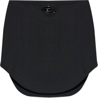 Diesel O-Livery Rok - Dames - Korte rokken - Zwart - XS - Wol - Rokken