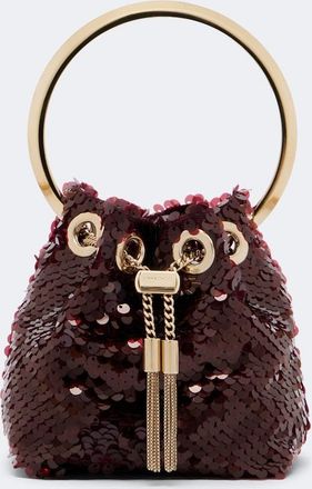 Jimmy Choo London Bolso saco Bon Bon Micro con lentejuelas