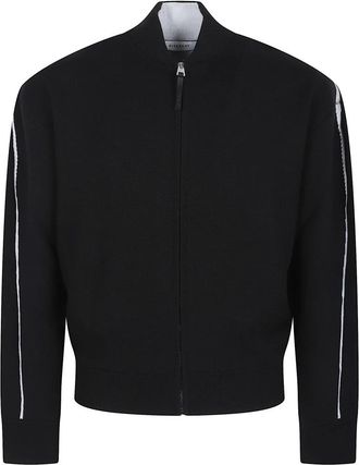 Givenchy Couture Seam Ritssluiting Trui - Heren - Vesten - Zwart - M - Wol - Truien & Vesten