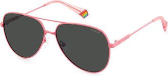 Polaroid PLD 6187/S Polarized 35J/M9 Mens Sunglasses Pink Size 60