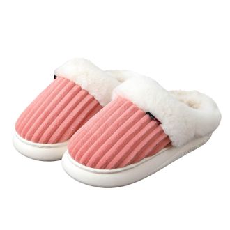 Generic home slippers for women House Slippers for Women,Fuzzy Mens Slippers,Casual House Shoes Memory Foam Womens Slippers Outdoor Indoor Warm Plush Bedroom 