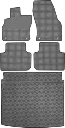 OEM Audi Q3 Sportback Desde Septiembre De 2019. Juego De Alfombrillas De Goma Para Coche + Alfombrilla Para Maletero