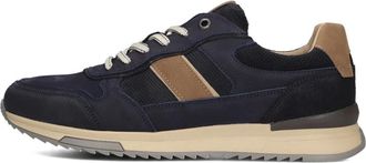Mazzeltov Schoenen, Heren, Zwart, 43 EU, Wol, Blauwe Chunky Sole Sneakers voor Heren