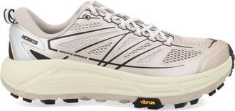 Hoka One One Beige Solid Mafate Sneakers