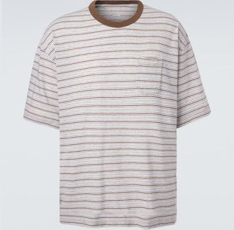 Visvim Mondo Border wool and cotton T-shirt