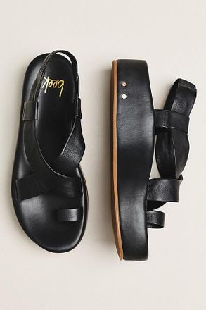Anthropologie Cara Cara Cross Strap Platform Sandals