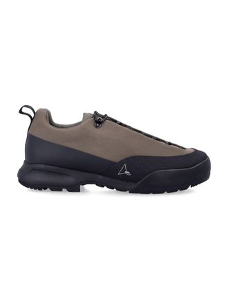 Roa Sleek Low-Profile Brown Sneakers with Textured Sole