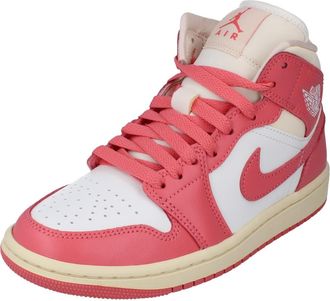 Nike Womens Air Jordan 1 Mid Trainers - White - Size UK 8.5