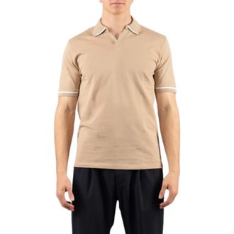Ferrante Polo Shirts, male, Beige, Size: 2XL Polo Shirt