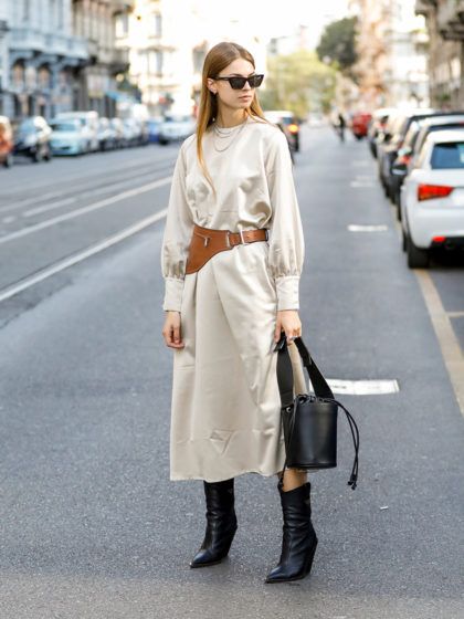 Abito e ankle boots, che coppia cool! 6 look per abbinarli con stile