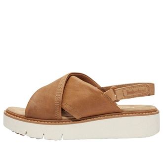Timberland (WMNS) Timberland Safari Dawn Backstrap Sandal Brown TB0A415JEN21