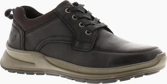 Hush Puppies Mens Hush Puppies Mens Shoes Casual Adam Nubuck Leather black UK Size - Size: 11