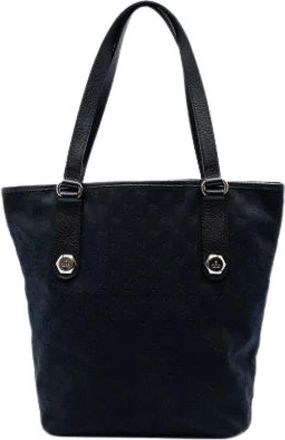 Gucci Pre-owned Tote Bags, female, Blue, Size: ONE SIZE Pre-owned Charmy Tote