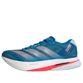 adidas Adizero Boston 13 Solar Blue Silver Metallic JR4868