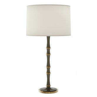 Ballard Designs Iris Table Lamp - Taupe/Brass - Ballard Designs