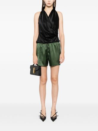 Tom Ford Silk Pajama Shorts - Green