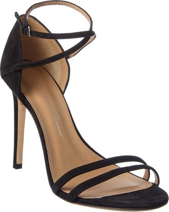 Ferragamo Ines Xs Suede Sandal