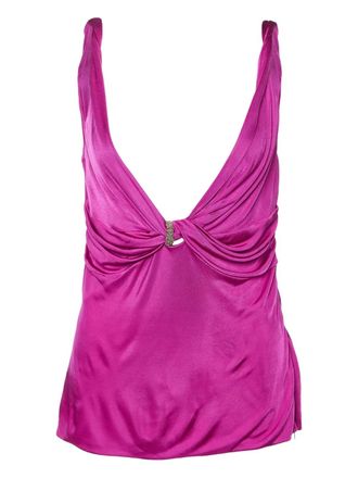 Versace draped top - Pink